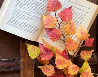 Fausse Branche D'arbre à Tige Longue De 61,81 Po. Avec Feuillage D'automne, Décoration Florale Pour La Maison, Arrangement De Plantes De Fête De Mariage Rustique, Matériel De Jardinage - France
