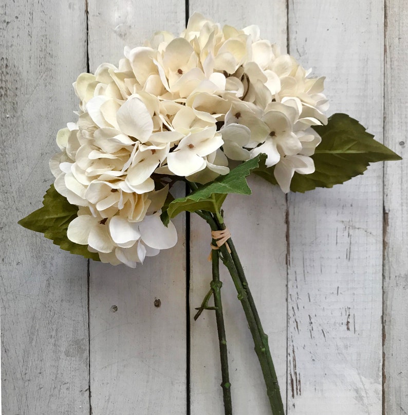 Artificial Hydrangea Stems Table Centerpiece Flowers For Etsy