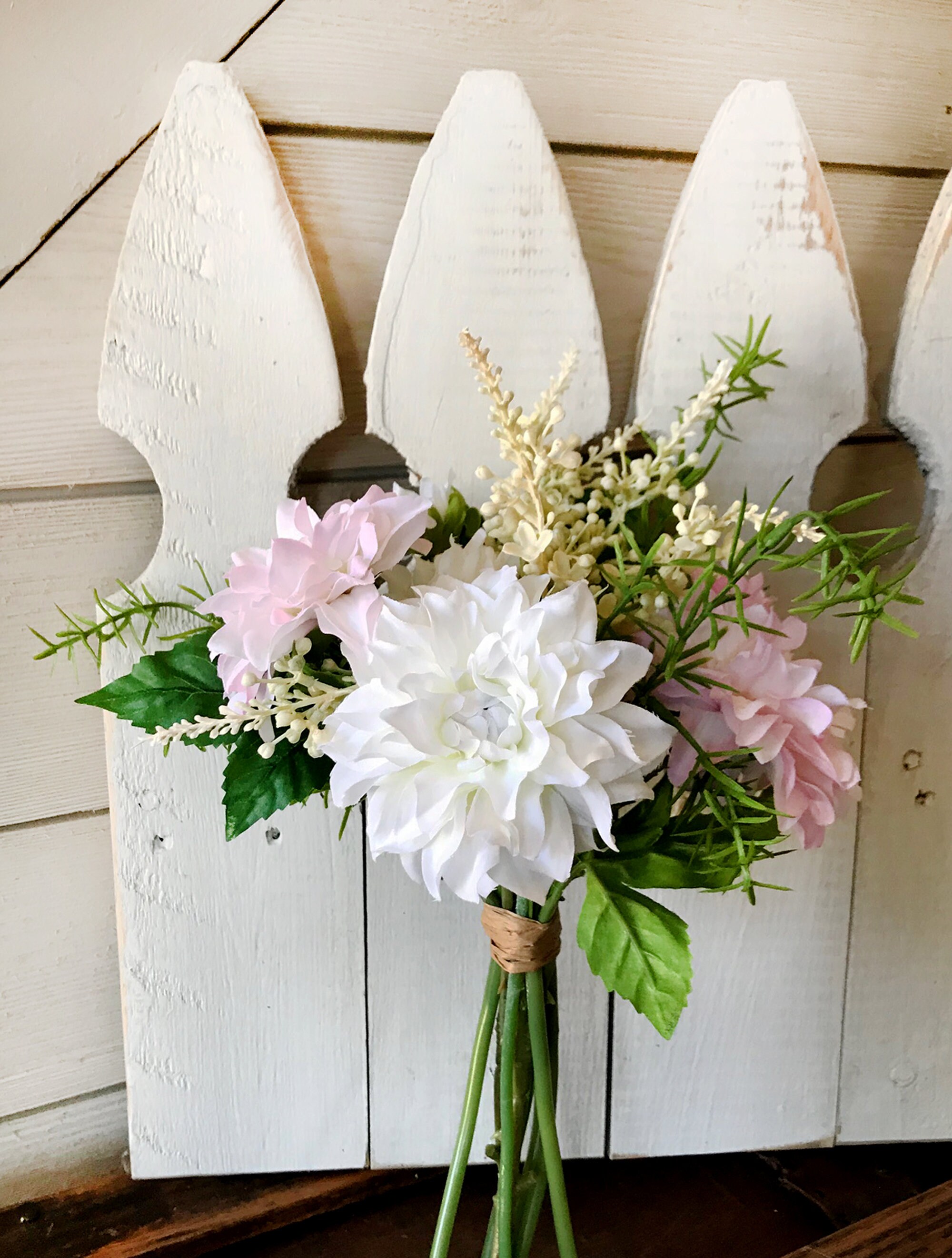 etsy fake flower bouquet