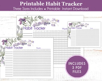 Monthly Habit Tracker Printable Checklist