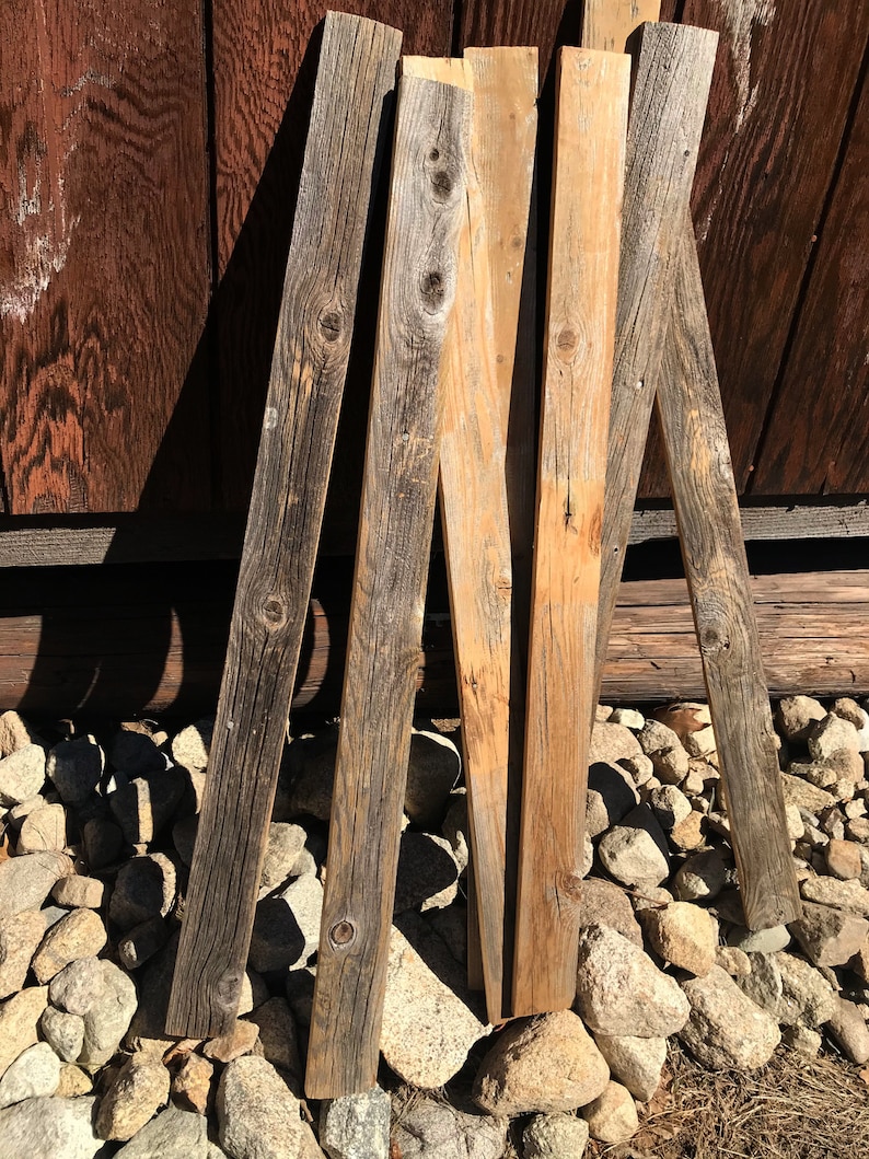 Reclaimed wood fencing.