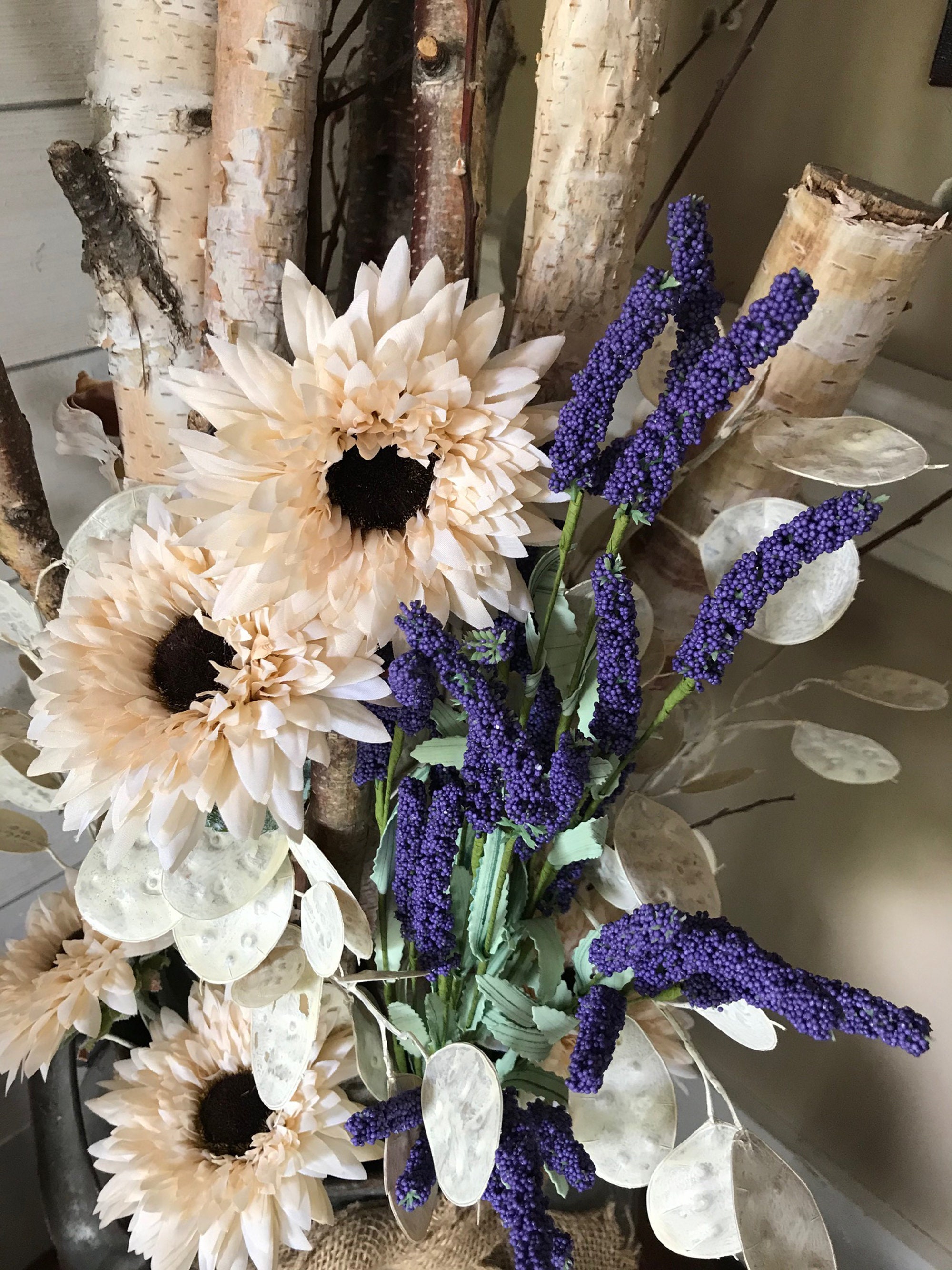 Purple, Lavender, Blue, and Lilac Paper Flower Arrangement - Medium Bo –  The Flower Craft Shop