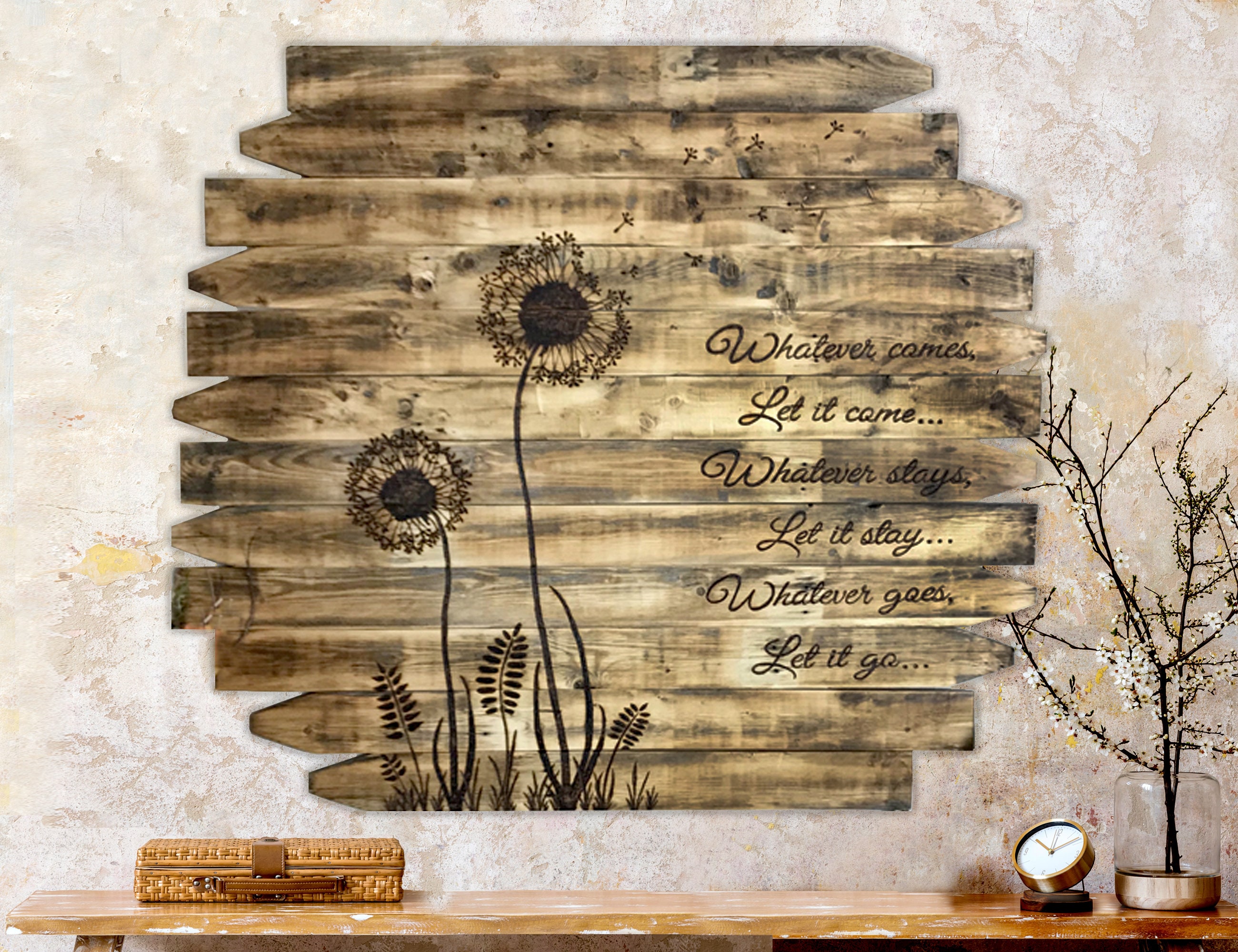 I Am only pretending to be organized Wood Wall Art by TheLoveState