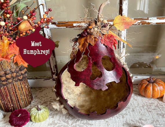 Ghost Decoration, Fall Gourd, Halloween Pumpkin Decoration, Gourd Pumpkin, Whimsical Fall Decor, Carved Gourd Art, Pumpkin With Candle