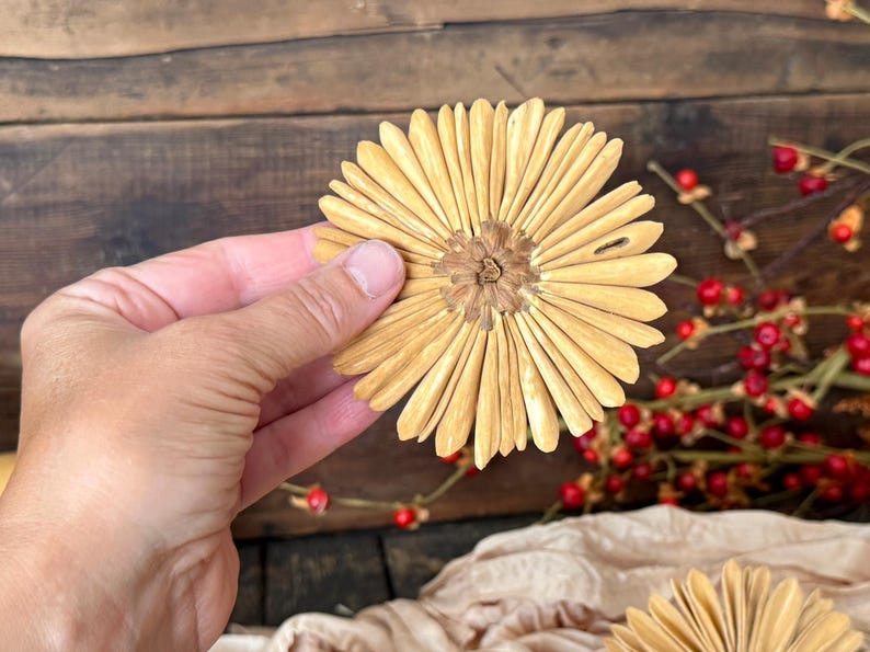 This shows me holding a Gerba wood Daisey with the back showing.