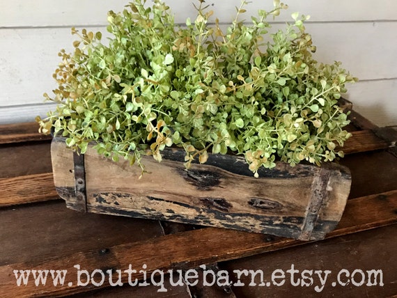 Wooden Box For Flowers, Rustic Centerpiece, Flowers Arrangements