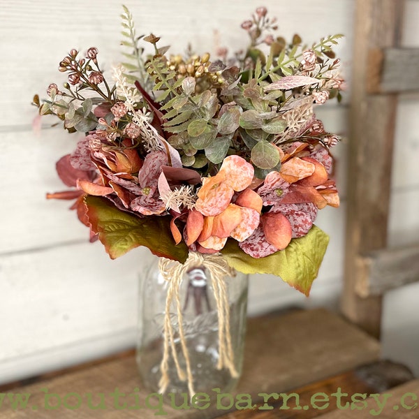 Faux Flower Arrangement Etsy