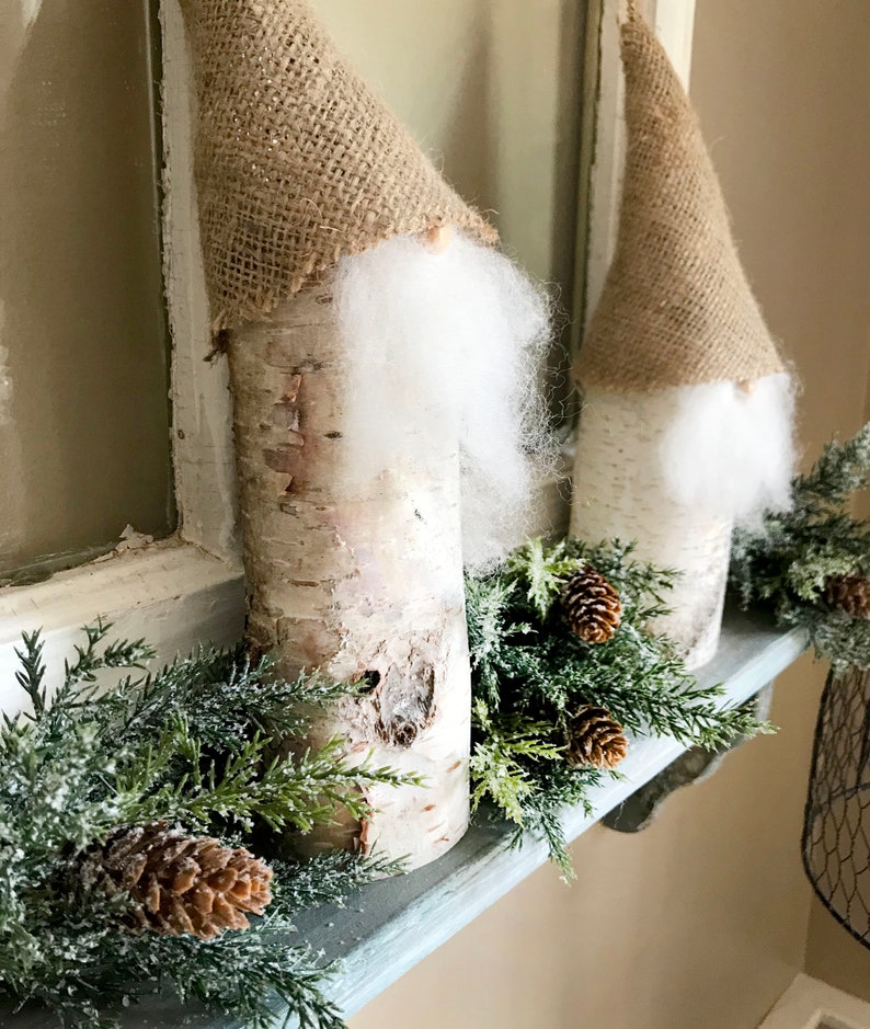 Mason Jar Christmasvase Filler Rustic Centerpieceartificial Etsy
