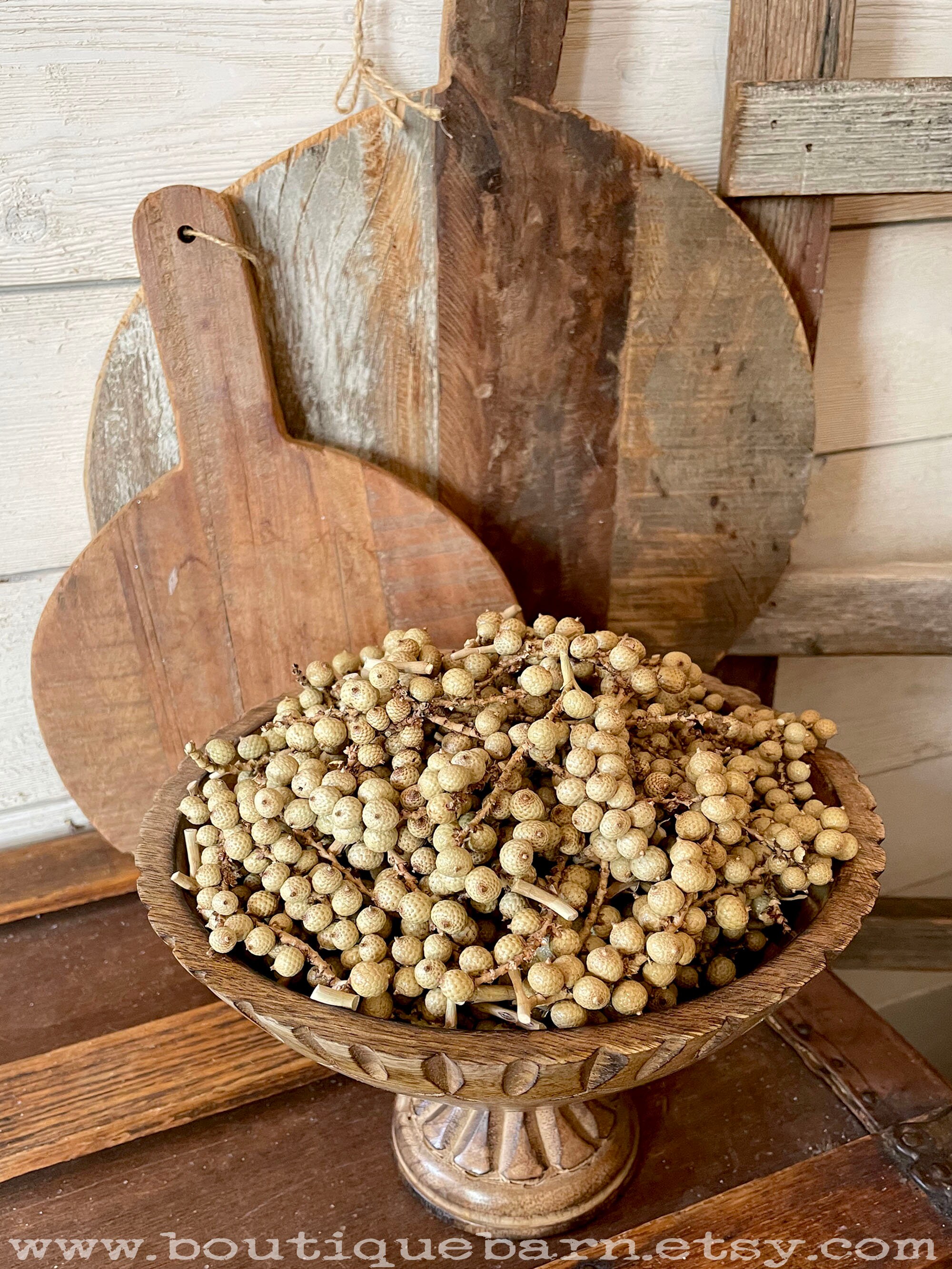 Bowl Filler Natural Dried Botanicals Dough Bowl Filler Fall Etsy