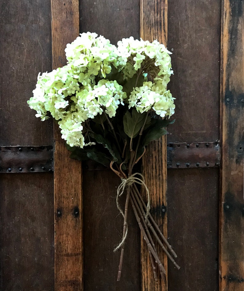 Artificial Snowball Flower StemWildflowers For Vase Filler Etsy