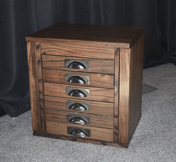 Dresser Top Craftsman Jewelry Armoire Etsy