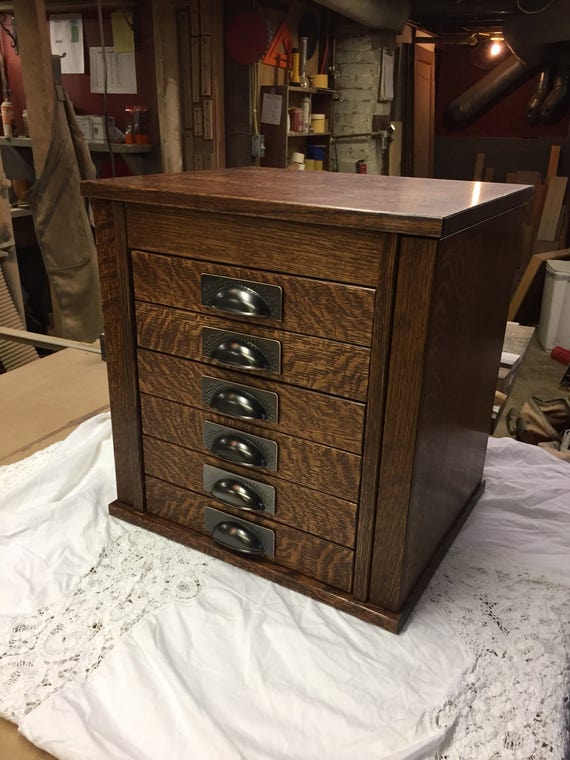 Dresser Top Craftsman Jewelry Armoire Etsy