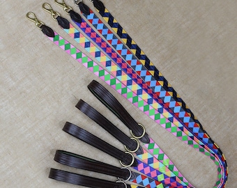READY-TO-SHIP "Old Favorites" Grosgrain Dog Leash