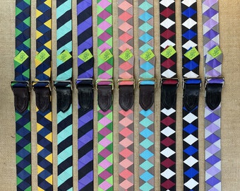 READY-TO-SHIP "Old Favorites" Grosgrain Ribbon Belt, Double Square Loop Closure
