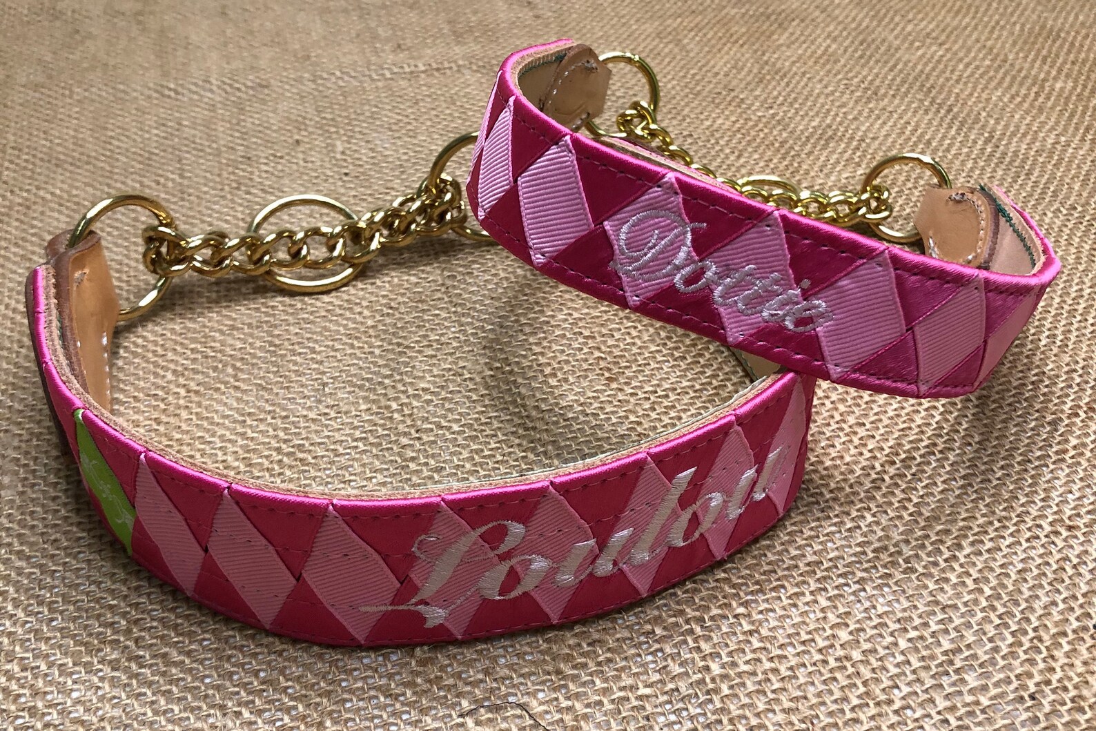 CUSTOM Martingale Collar With Grosgrain And/or Satin Etsy