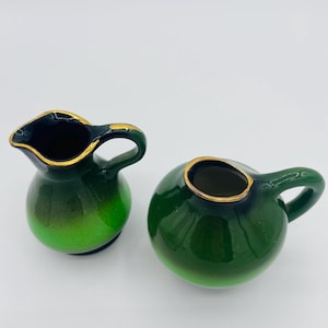 Vintage Ceramic Vases 2 California Pottery Decora Mid Century