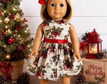 Ropa para muñecas hecha a medida para muñecas de 45 cm (18 pulgadas) / Acebo navideño