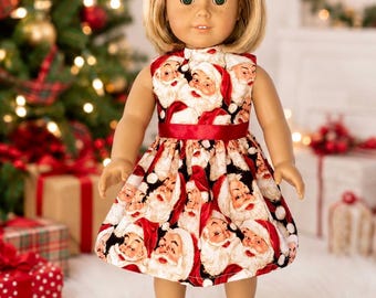 Ropa para muñecas hecha a medida para muñecas de 18 pulgadas / Papá Noel