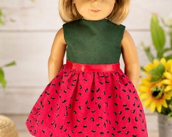 Ropa para muñecas hecha a medida para muñecas de 45 cm (18 pulgadas) - Sandía de verano