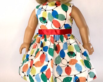 Doll Clothes made to fit 18" Dolls / Christmas Lights