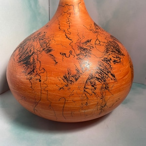 Jarrón de flores secas color naranja quemado, reabastecido en 2025, con crin de caballo cocida, decoración del hogar, regalo de inauguración de la casa, regalo de boda