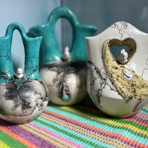 Brand NEW Lovebird Wedding Vases, Southwestern, Pueblo Style, Traditional, Wedding Gift, Home decor