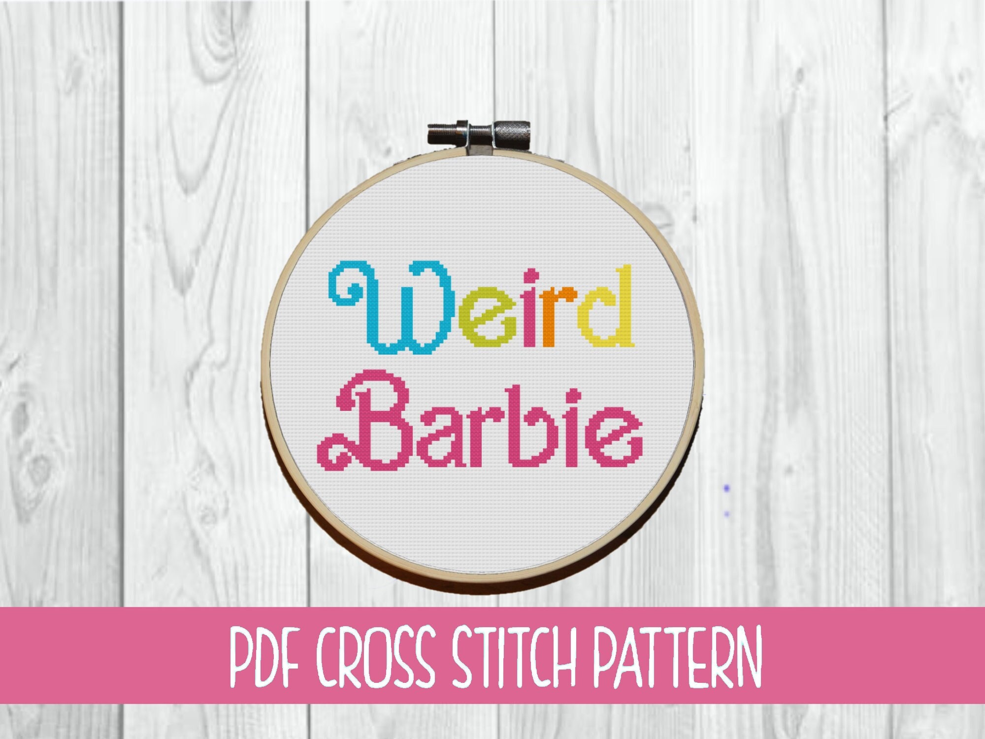 Weird Doll Cross Stitch Pattern plus Extra Pattern funny Humor Doll 