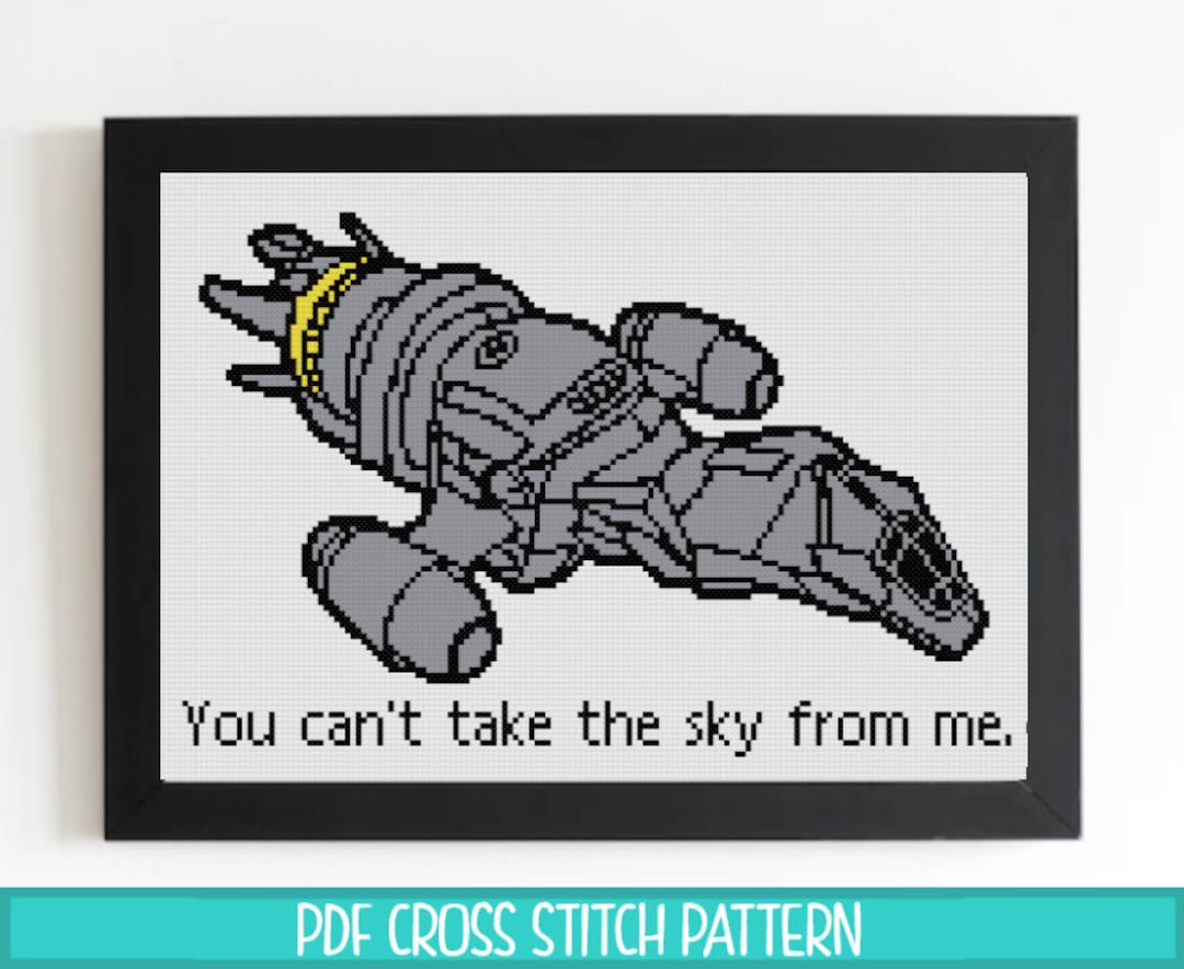 Firefly Serenity Quote Cross Stitch Pattern 2 Variations - Etsy