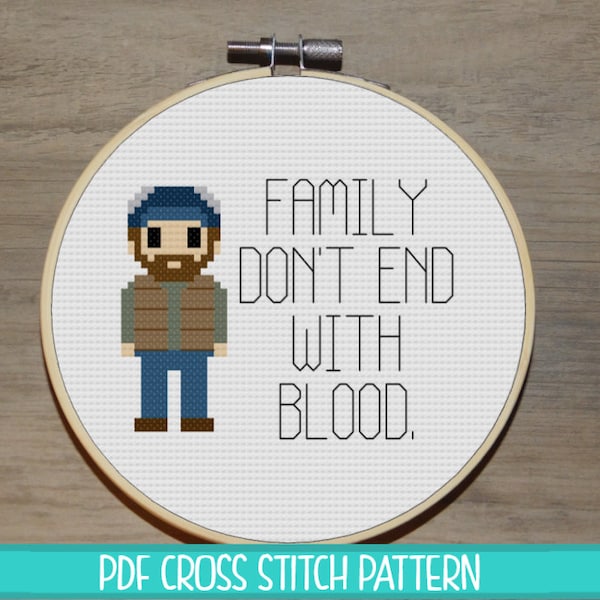 Supernatural Bobby Large Quotes Cross Stitch Patterns