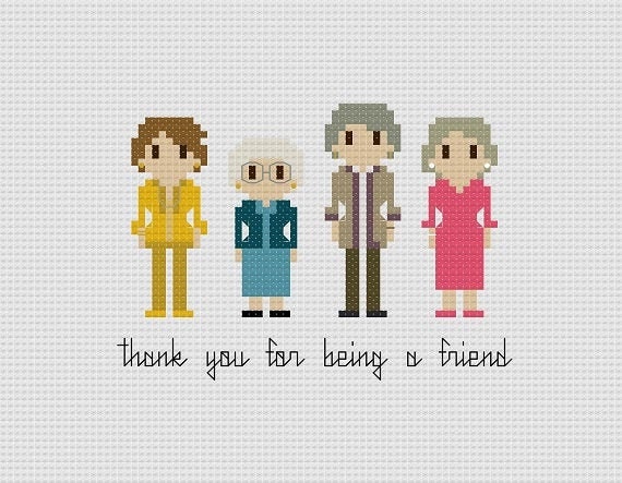 The Golden Girls Cross Stitch Pattern 2 