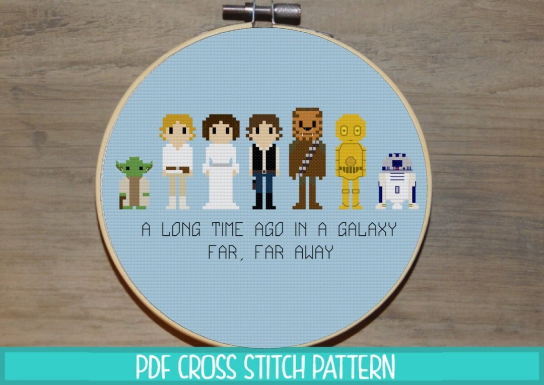 Star Wars Galaxy Quote Cross Stitch Pattern - Etsy