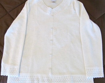 off white dressy blouses