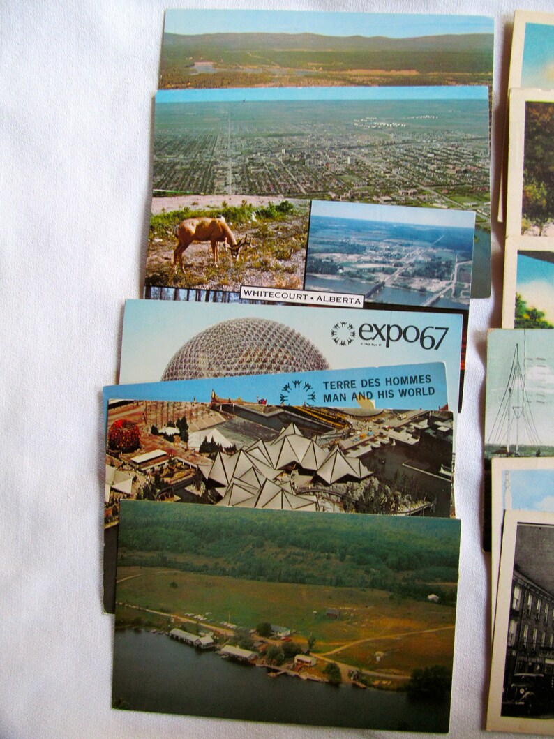 Lot of 19 Vintage CANADIAN CANADA postcards Expo Mounted Police #26-g