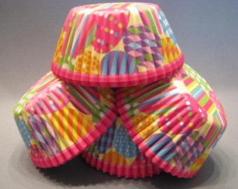 50 Premium Colorful Easter Cupcake Wrapper/ Easter Baking Cups/ Cupcake Liners