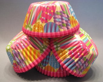 50 Premium Colorful Easter Cupcake Wrapper/ Easter Baking Cups/ Cupcake Liners