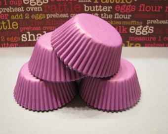 50 Premium MINI Purple Cupcake Wrapper/ MINI Purple Baking Cups/ MINI Purple Cupcake Liners