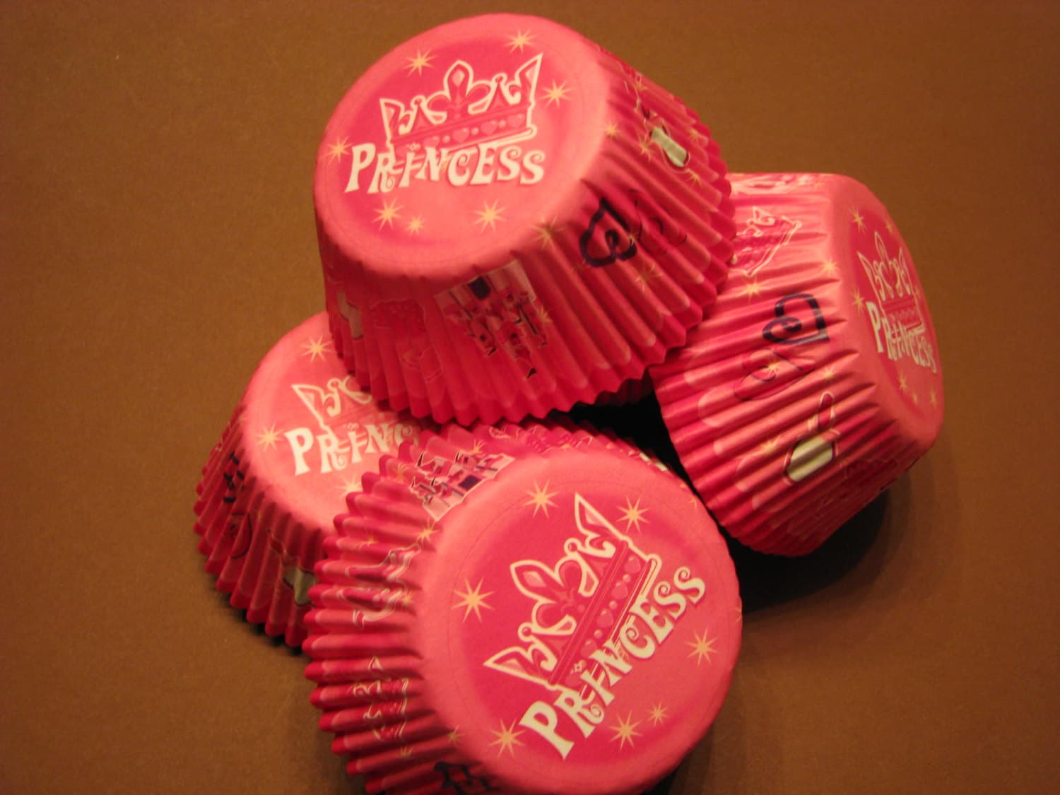 50 Premium Pink Princess Cupcake Wrapper Baking Cups Cupcake Liners
