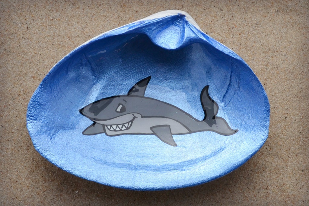 Shark Shell Dish / Spoon Rest Soap Dish Jewelry Dish | Etsy