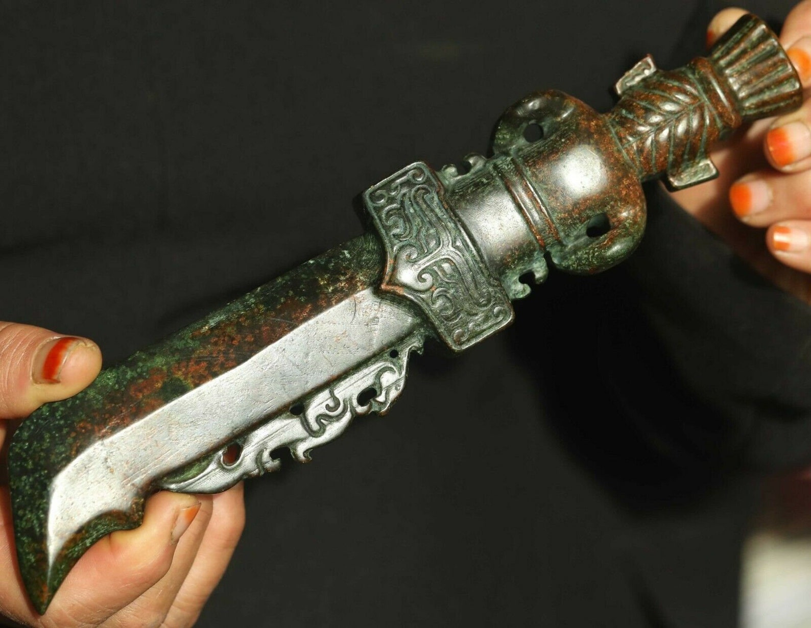 Jade Ceremonial Dagger  Scepter Axe  9 6 Jadeite Prestige Etsy