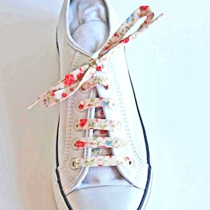 Peaches and Cream Cotton Shoelaces, Vintage style, Pretty Feet, Canvas Shoes, Sneakers