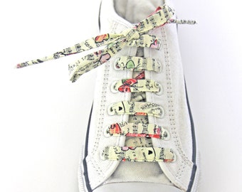Music Score Cotton Shoelaces, Canvas Shoes, Sneakers, Pretty Feet, Great Gift for Musicians