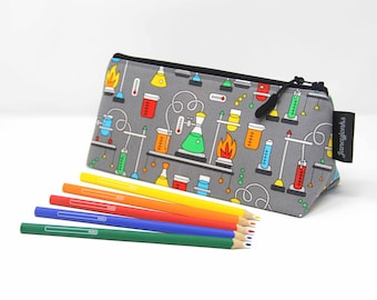Chemistry 3D Pencil Case, Multiple Sizes Available, Great gift for students