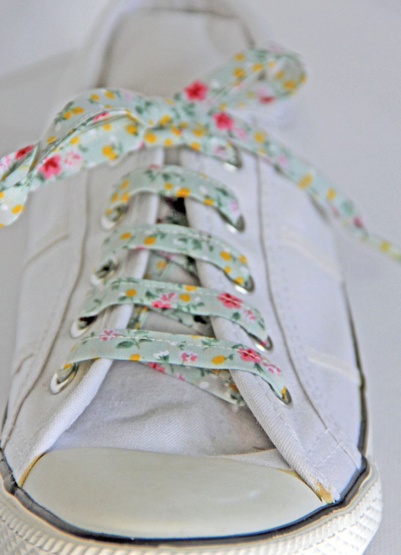floral shoelaces