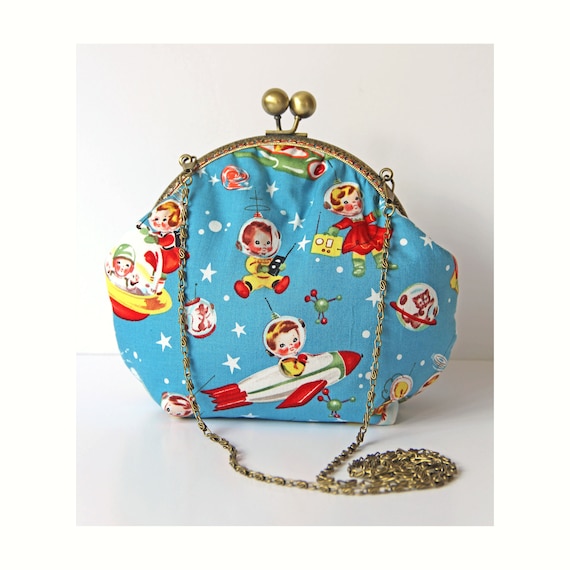 Ladies purse top long handle