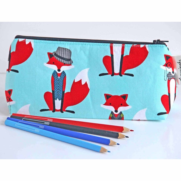 Fox Pencil Case Etsy