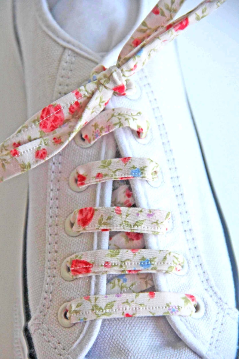 Peaches and Cream Cotton Shoelaces Vintage Style Pretty Etsy