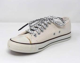 Music Notes Cotton Shoelaces, Other colours, Canvas Shoes, Sneakers, Pretty Feet, Great Gift for Musicians