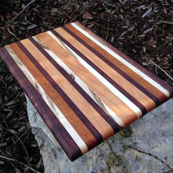 Handmade Wood Cutting Board FREE SHIPPING Etsy