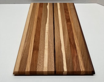 Tabla de cortar de madera hecha a mano: Acabado con aceite mineral de calidad alimentaria