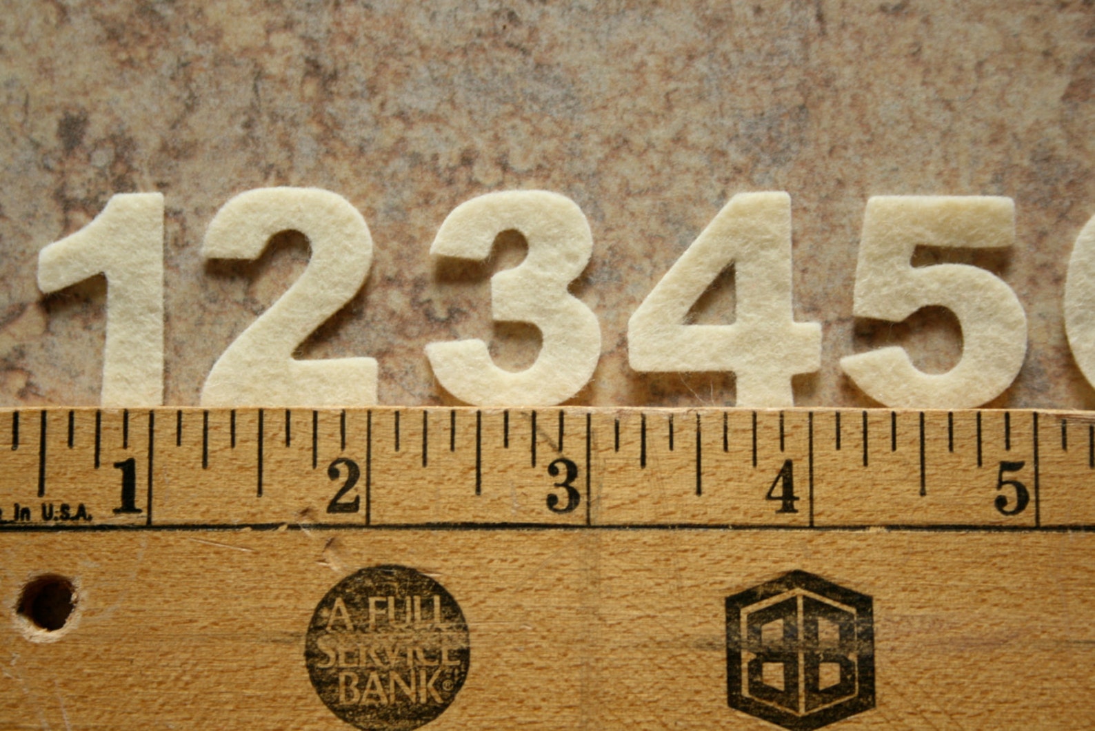 Wool Felt Advent Calendar Numbers 1 to 24 1 Height Etsy